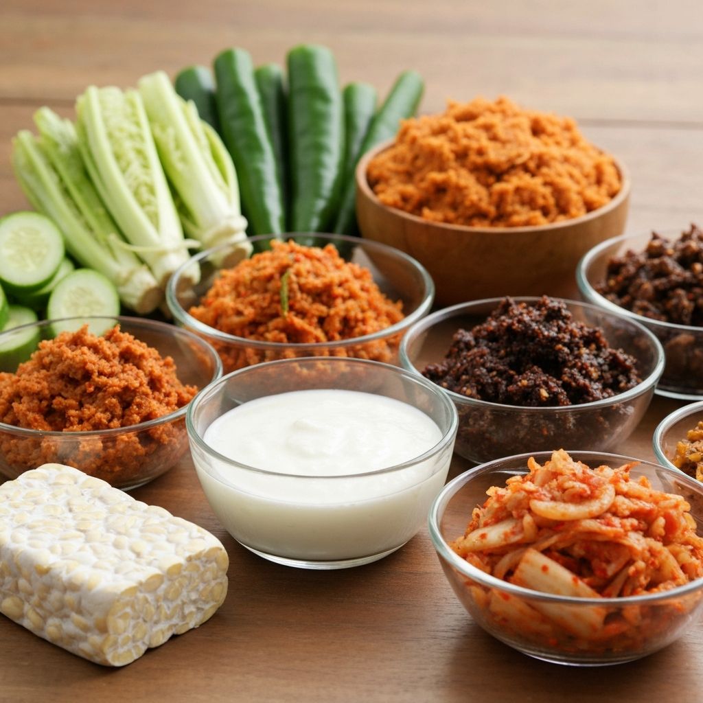 Fermented foods rich in probiotics